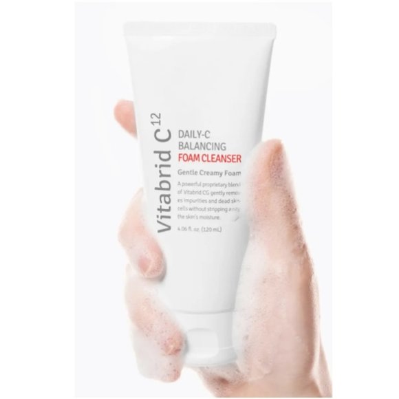 Vitabrid C12 Daily-C Foam Cleanser, antioxidants, NEW - Full Size 4 oz/120 ml - Picture 6 of 10